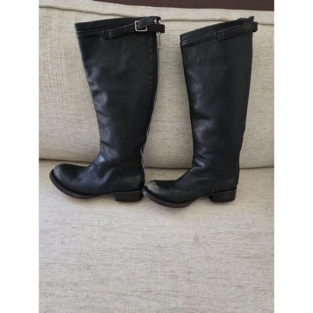 Ash Leather Knee-High Boots Sz 37=6.5